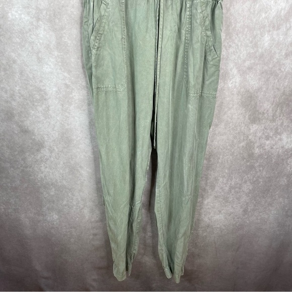 Young Fabulous & Broke Sleeveless Utility Jumpsuit Washed Green Size L - Picture 5 of 11
